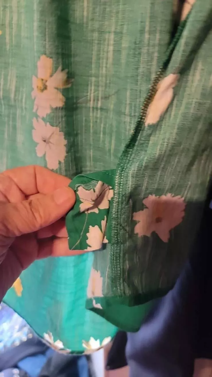 Strange objects solved by internet sleuths - #14 This tiny, unusual pocket inside a St. John's Bay shirt: