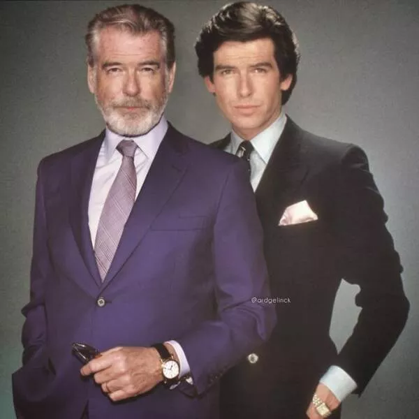 Starstruck encounters celebrities face their younger selves - #15 Pierce Brosnan