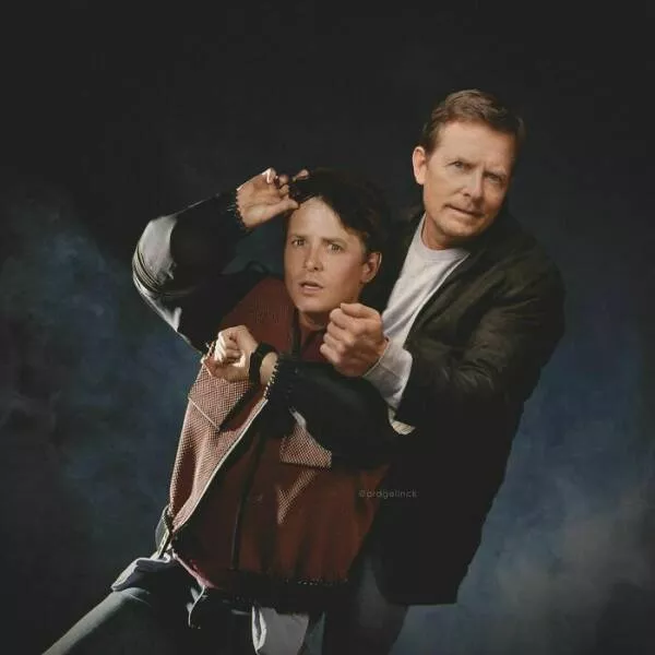 Starstruck encounters celebrities face their younger selves - #16 Michael J. Fox