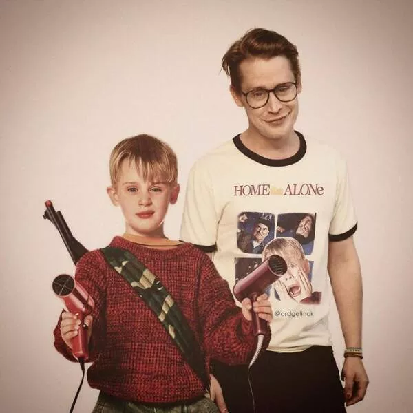 Rencontres etoilees les celebrites face a leur jeune moi - #21 Macaulay Culkin Rencontres etoilees les celebrites face a leur jeune moi - #21 Macaulay Culkin