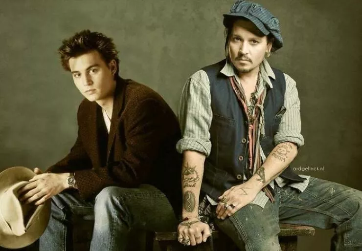 Starstruck encounters celebrities face their younger selves - #25 Johnny Depp Starstruck encounters celebrities face their younger selves - #25 Johnny Depp