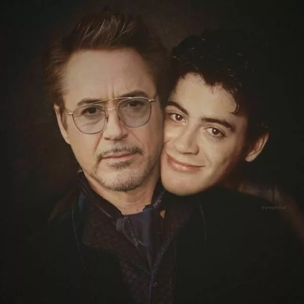 Starstruck encounters celebrities face their younger selves - #30 Robert Downey Starstruck encounters celebrities face their younger selves - #30 Robert Downey