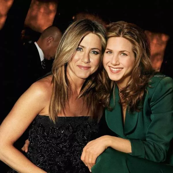Starstruck encounters celebrities face their younger selves - #36 Jennifer Aniston Starstruck encounters celebrities face their younger selves - #36 Jennifer Aniston