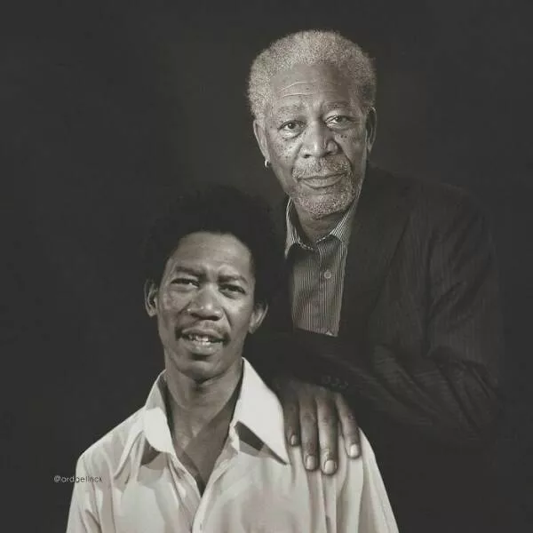 Starstruck encounters celebrities face their younger selves - #7 Morgan Freeman