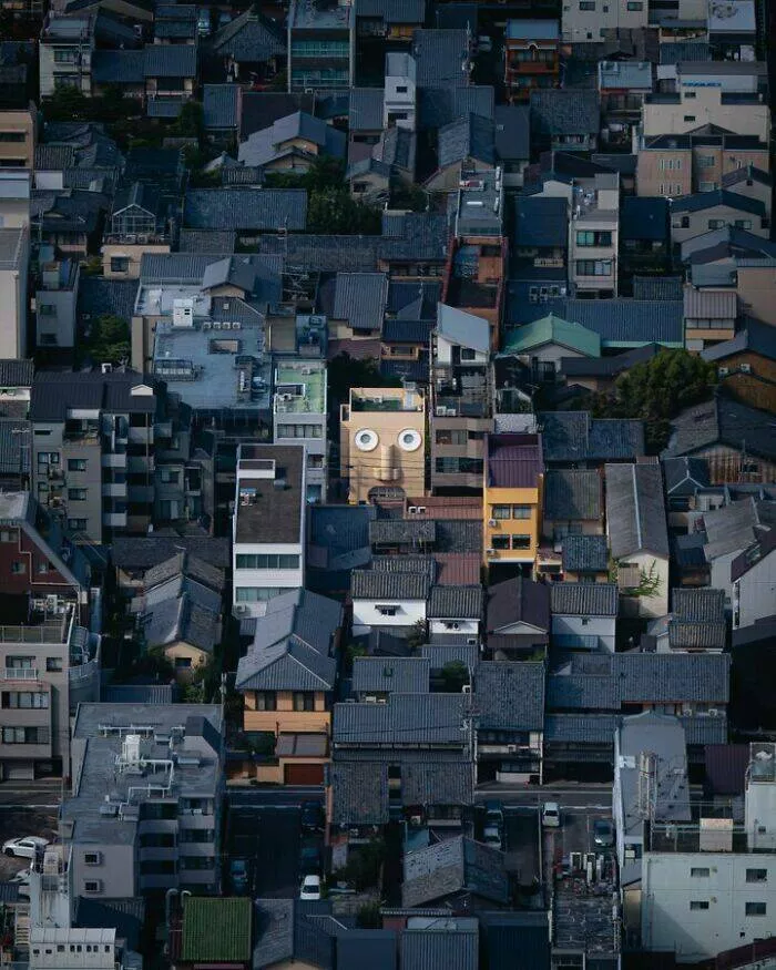Unusual and bizarre buildings from around the globe - #25 Aerial Shot Of The City Of Kyoto, Hisa