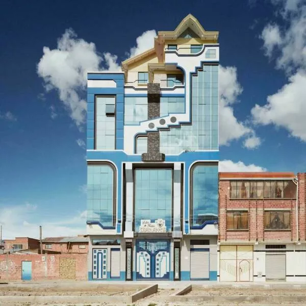 Unusual and bizarre buildings from around the globe - #32 Freddy Mamani, New Andean Architecture (El Alto, Bolivia)