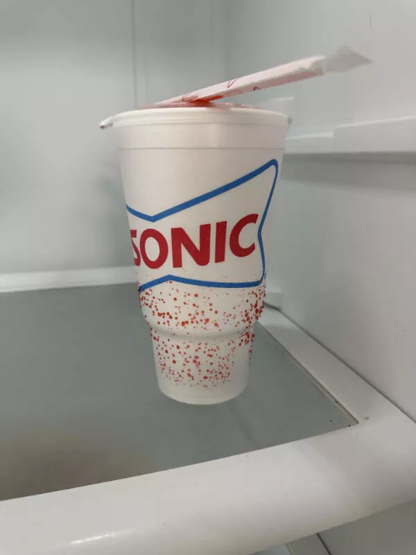 Extraordinary and stunning photos you wont want to miss - #14 A forgotten drink seeped through its styrofoam cup