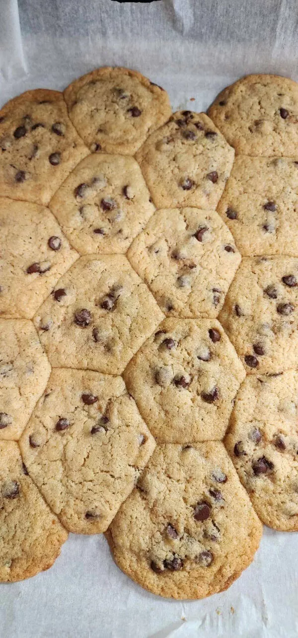 Extraordinary and stunning photos you wont want to miss - #9 Baked cookies too close together and they formed an interesting pattern
