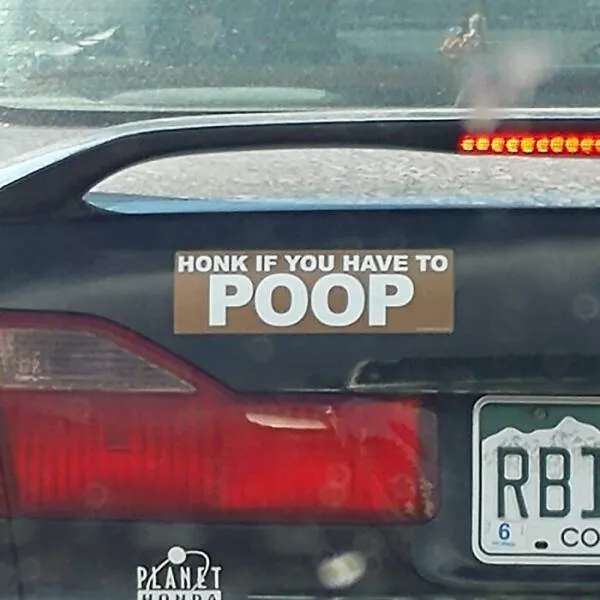 Side splitting bumper stickers that will brighten your day - #22 