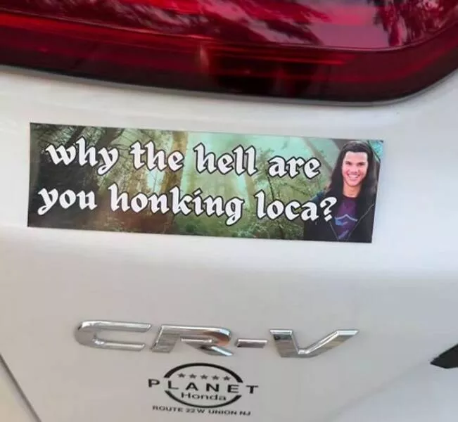Side splitting bumper stickers that will brighten your day - #39 