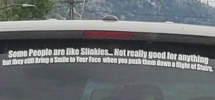 Side splitting bumper stickers that will brighten your day - #9 