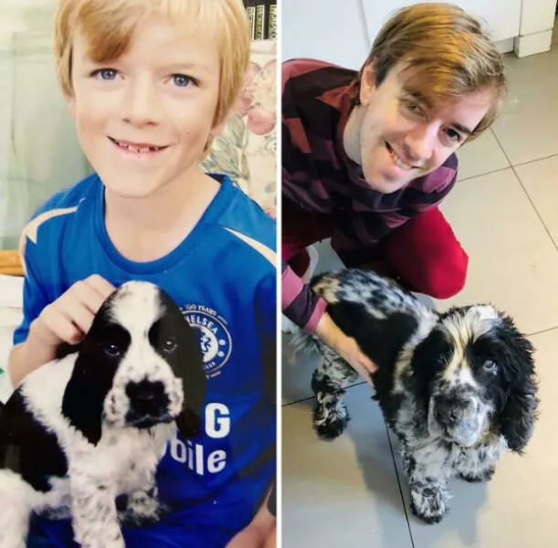 Photos attendrissantes danimaux grandissant avec leurs humains - #11 Mon meilleur ami a survécu à deux cancers et vient de fêter ses 15 ans cette semaine
