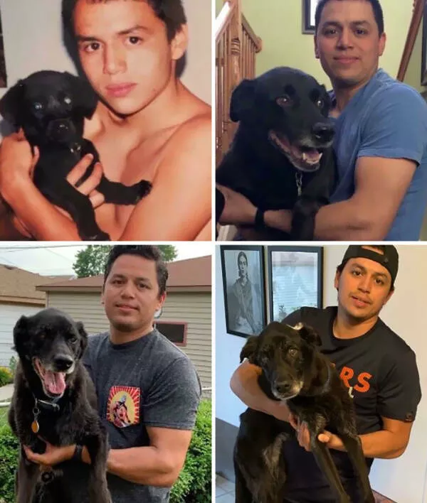 Adorable photos of pets growing up alongside their humans - #22 19 Years of Love: Reflecting on nearly two decades of companionship