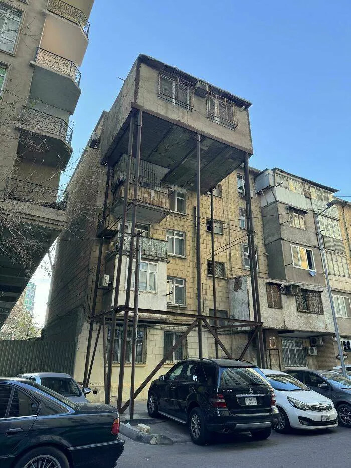 Stunningly real dystopian urban landscapes - #21 Azerbaijan’s Unique Balconies: Architectural style