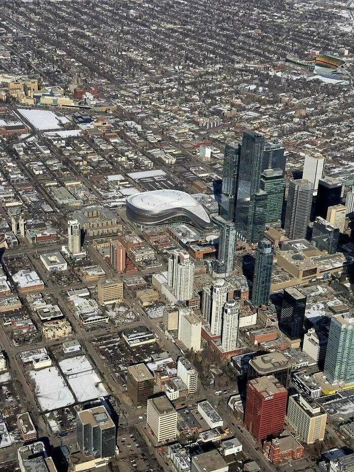 Stunningly real dystopian urban landscapes - #32 Edmonton, Canada: Cityscape