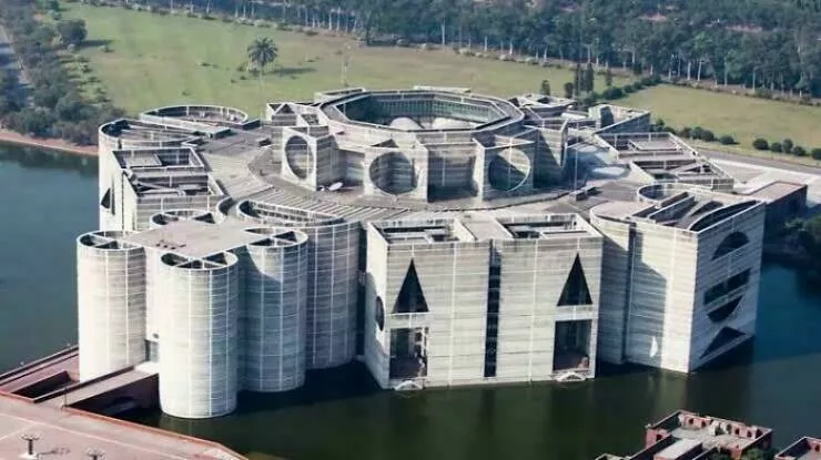 Stunningly real dystopian urban landscapes - #49 Bangladesh’s Parliament Building: Iconic architecture