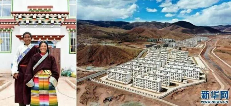 Stunningly real dystopian urban landscapes - #6 Tibetan Resettlement Towns: Forcibly relocated families in Markham, Tibet, by the CCP