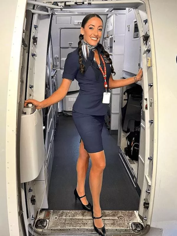 Alluring cabin crew charm - #4 