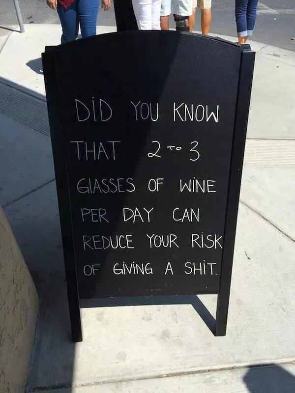 Side splitting bar chalkboard signs that you cant miss - #11 