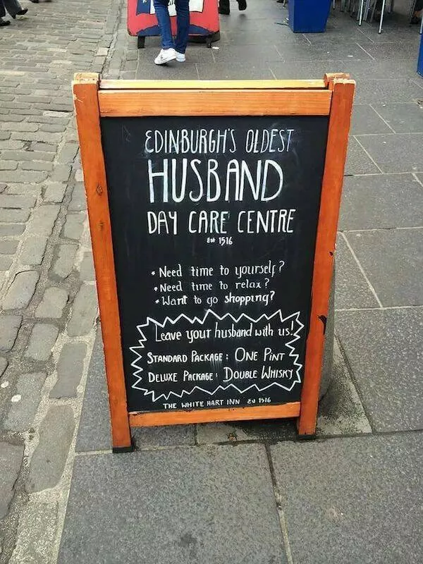 Side splitting bar chalkboard signs that you cant miss - #17 