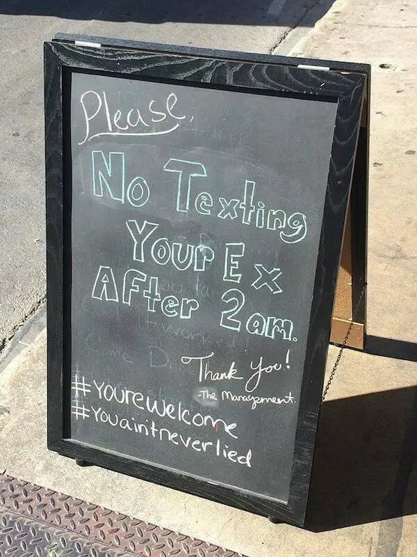 Side splitting bar chalkboard signs that you cant miss - #23 