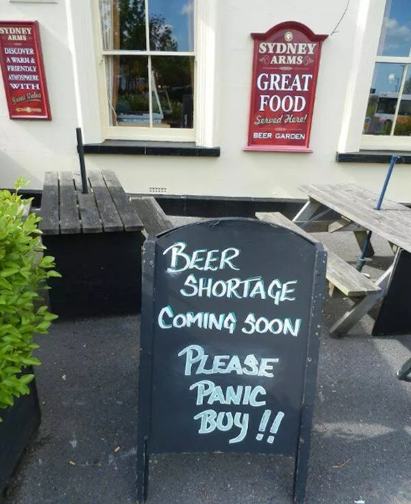 Side splitting bar chalkboard signs that you cant miss - #28 