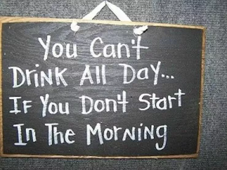 Side splitting bar chalkboard signs that you cant miss