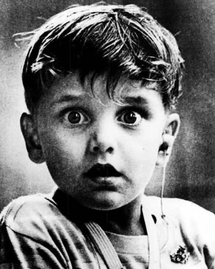 Fascinating moments in history captured in photos - #3 The Moment 5-Year-Old Harold Whittles, Born Deaf, Hears For The First Time After Getting A Hearing Aid