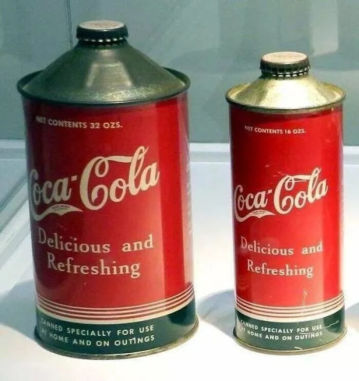 Fascinating moments in history captured in photos - #35 Coca-Cola Cans From The 1930s Fascinating moments in history captured in photos - #35 Coca-Cola Cans From The 1930s
