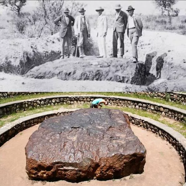 Captivating photos and untold stories from history - #31 Discovered By A Farmer In Namibia, The Hoba Meteorite Is A Mysterious Marvel