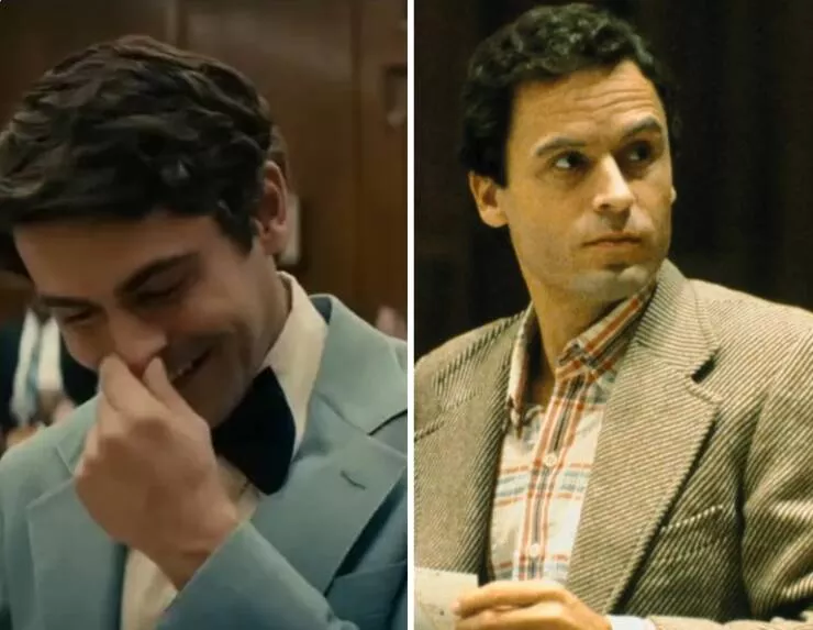 Les vraies personnes derriere les roles iconiques de la television et du cinema - #12 Zac Efron prend le rôle de Ted Bundy dans Extremely Wicked, Shockingly Evil and Vile (2019).