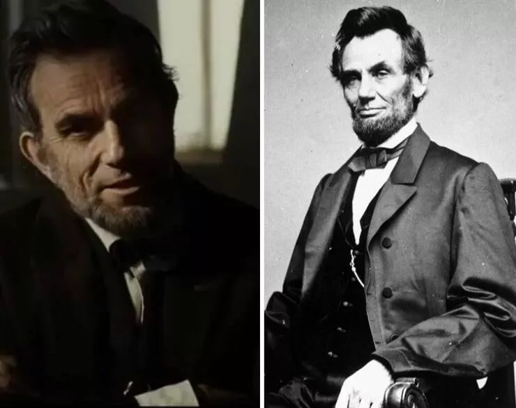 Les vraies personnes derriere les roles iconiques de la television et du cinema - #21 Daniel Day-Lewis incarne le président Abraham Lincoln dans Lincoln (2012). Les vraies personnes derriere les roles iconiques de la television et du cinema - #21 Daniel Day-Lewis incarne le président Abraham Lincoln dans Lincoln (2012).