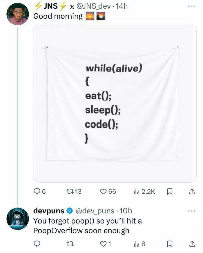 Memes de programmation hilarants que tous les codeurs apprecieront - #17 
