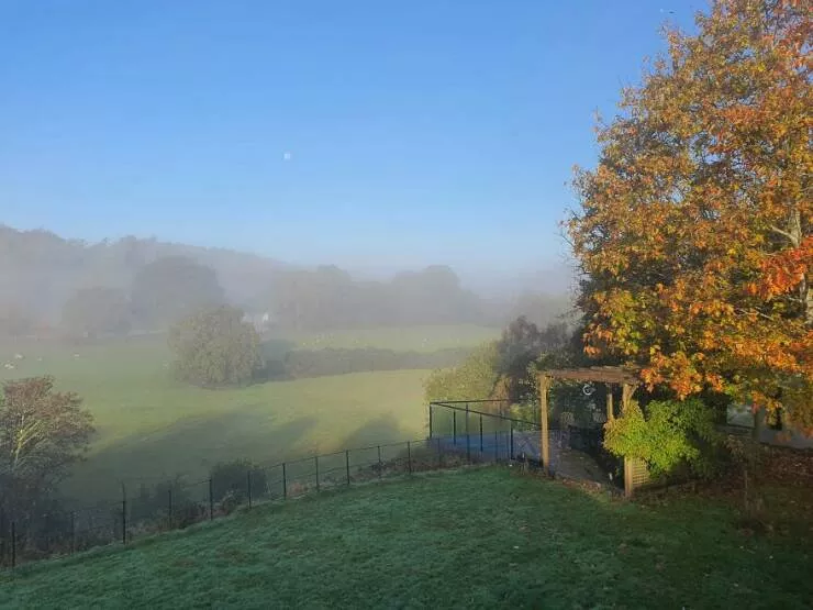 Breathtaking views people snapped right outside their windows - #13 A Stunning Morning From Wicklow, Ireland