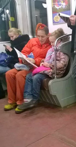 The strangest people in the subway - #9 
