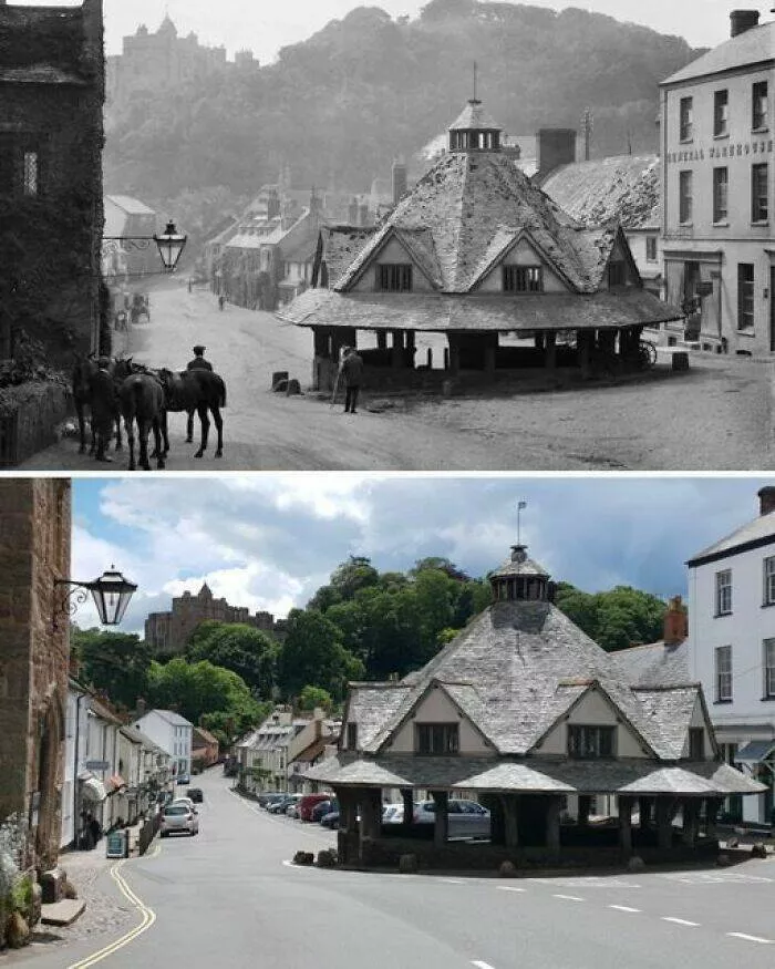 Stunning comparisons of cities through time