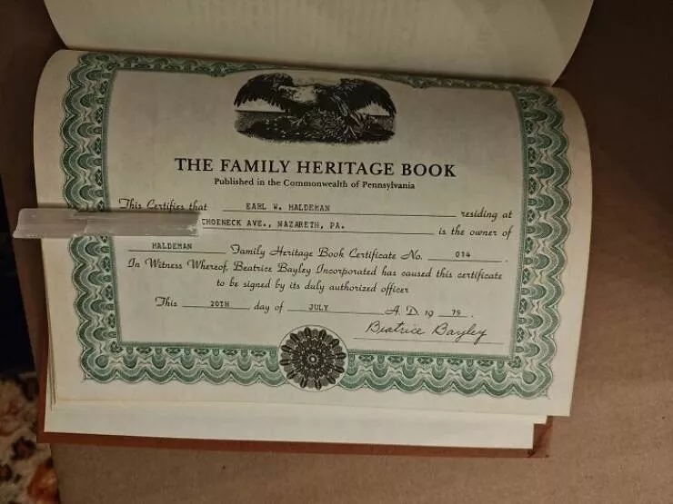 Unbelievable thrift store finds true hidden treasures - #11 Today’s thrift store find came home with me in hopes of preserving this family’s records or sending it to someone within this family