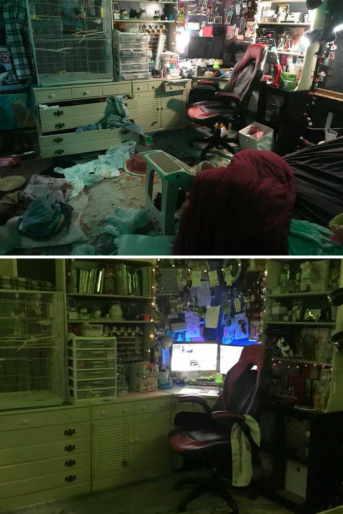 Before and after incredible room transformations from depressing to inspiring 39 pics 1 gif - #25 Depressed and stressed, I finally felt like it was time to attempt to clean my room again. I hope it stays this way. Before and after incredible room transformations from depressing to inspiring 39 pics 1 gif - #25 Depressed and stressed, I finally felt like it was time to attempt to clean my room again. I hope it stays this way.