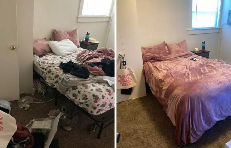 Before and after incredible room transformations from depressing to inspiring 39 pics 1 gif - #36 My first own apartment and I’ve been in such a bad depressive episode, I haven’t been taking care of it, but I finally cleaned my room today! Before and after incredible room transformations from depressing to inspiring 39 pics 1 gif - #36 My first own apartment and I’ve been in such a bad depressive episode, I haven’t been taking care of it, but I finally cleaned my room today!