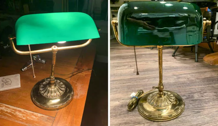Tresors vintage du xxe siecle quon ne voit plus aujourdhui - #18 Cette lampe de bureau Emeralite (lampe de banquier) a plus de 100 ans et est solide comme un roc. Tellement cool !
