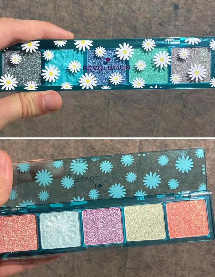 Regrettable purchases that are both sad and funny - #12 Bought a makeup palette for the blue shade in the middle, but it’s terrible and I needed it for Halloween