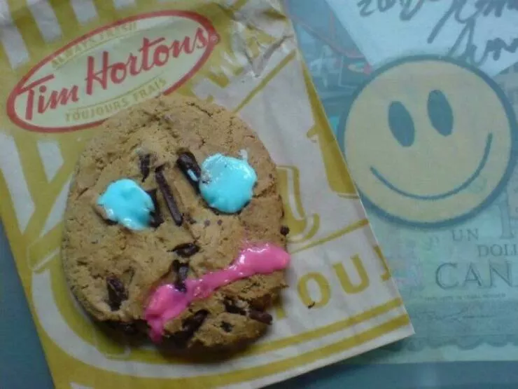 Regrettable purchases that are both sad and funny - #14 Bought a smile cookie to brighten my day—this is what greeted me when I opened the bag