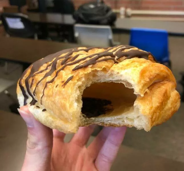 Regrettable purchases that are both sad and funny - #26 Paid $3 for a chocolate croissant, but this is what I got
