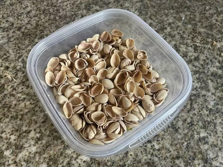 Funny yet infuriating habits of wives and girlfriends - #2 My wife puts leftover pistachio shells back in with the uneaten pistachios