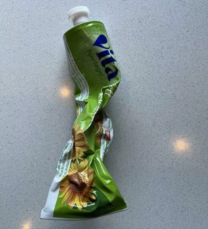 Funny yet infuriating habits of wives and girlfriends - #41 The way my girlfriend squeezes mayo tubes
