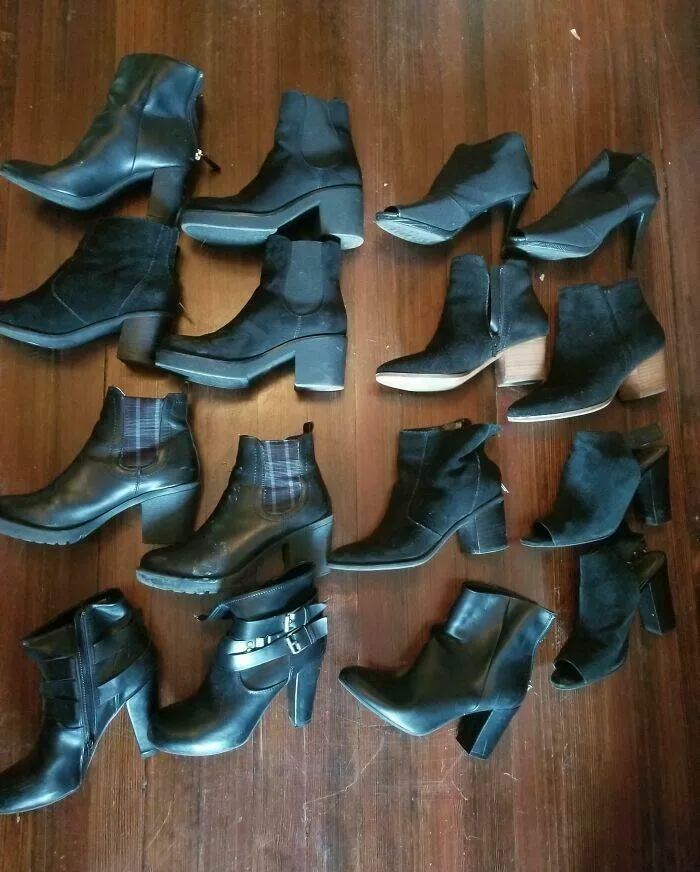 Funny yet infuriating habits of wives and girlfriends - #5 My girlfriend complains that I always want to buy the same shoes, meanwhile