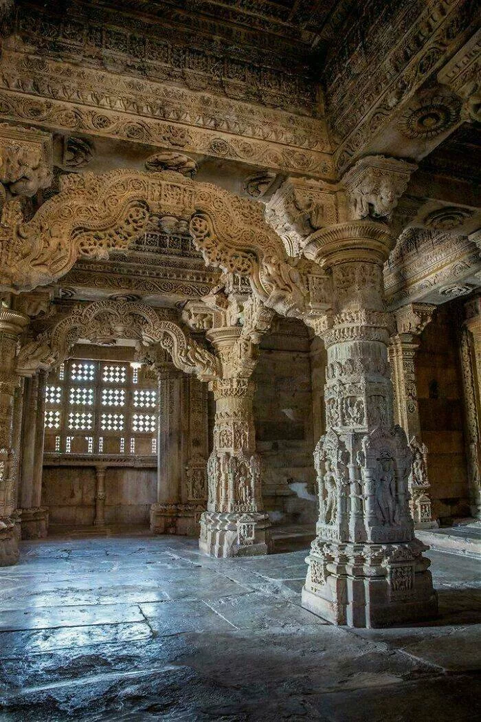 Architectural marvels that took the worlds breath away - #13 The interior architecture of the 1100-year-old Sahastrabahu Temple in Rajasthan, India