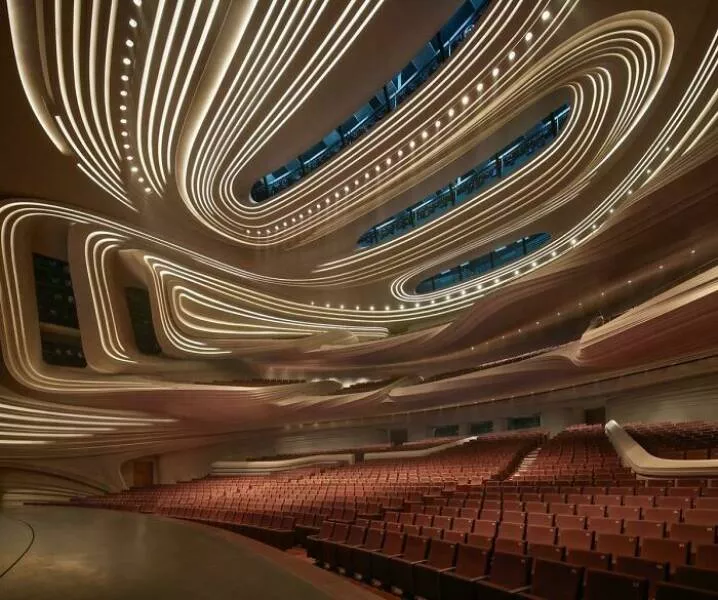 Merveilles architecturales qui ont coupe le souffle du monde - #48 Théâtre Grand Meixihu de Changsha