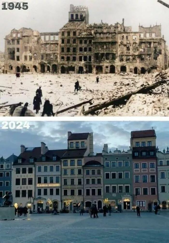 Rare historical photos that reveal fascinating stories - #8 Snapshots from Warsaw, Poland