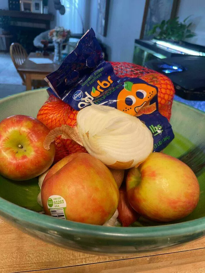 Quand les partenaires ont atteint des sommets dincomprehension - #30 Comment mon partenaire stocke les fruits ou légumes qu’il a déjà découpés
